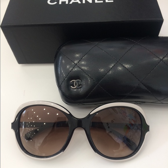 Chanel black&white Sunglasses - Picture 10 of 10